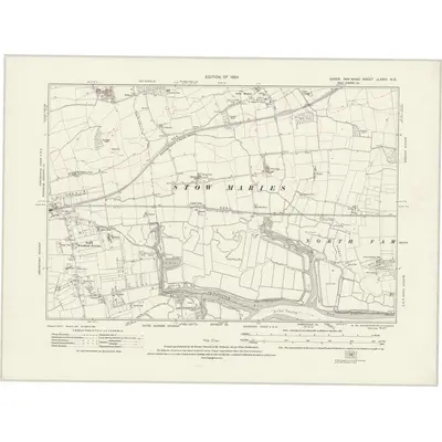 1920 Map of Essex nLXXIII.NE, 1924 Print
