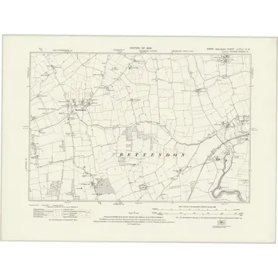 1919 Map of Essex nLXXIII.NW, 1924 Print