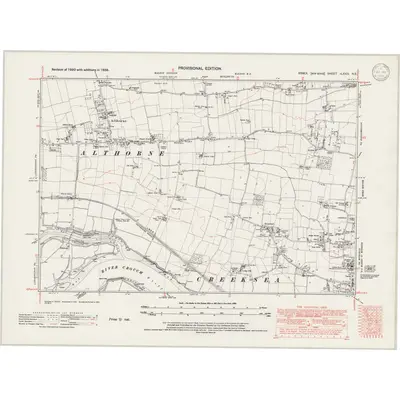 1938 Map of Essex nLXXIV.NE, 1946 Print