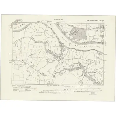 1919 Map of Essex nLXXIV.SE, 1924 Print