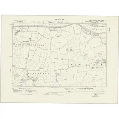 1919 Map of Essex nLXXIV.SW, 1924 Print