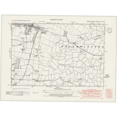 1938 Map of Essex nLXXV.NW, 1946 Print