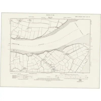 1920 Map of Essex nLXXV.SE, 1924 Print