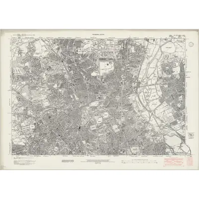 1938 Map of Essex nLXXVII, 1946 Print