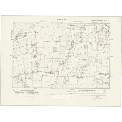 1920 Map of Essex nLXXXI.NE, 1924 Print