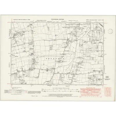1938 Map of Essex nLXXXI.NE, 1946 Print