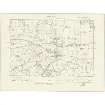 1919 Map of Essex nLXXXI.SE, 1924 Print