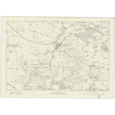 1919 Map of Essex nLXXXII, 1923 Print