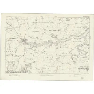 1919 Map of Essex nLXXXIII, 1923 Print