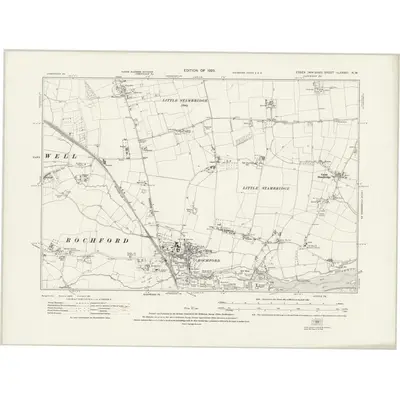 1919 Map of Essex nLXXXIII.NW, 1923 Print