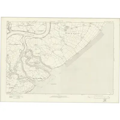 1920 Map of Essex nLXXXIV, 1923 Print