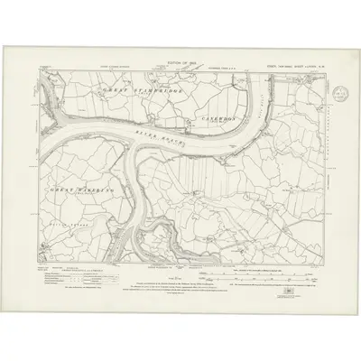 1920 Map of Essex nLXXXIV.NW, 1923 Print