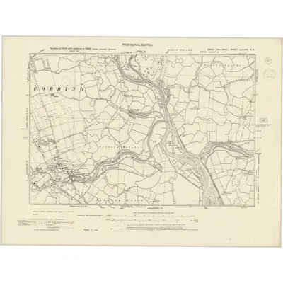1938 Map of Essex nLXXXIX.NE, 1944 Print