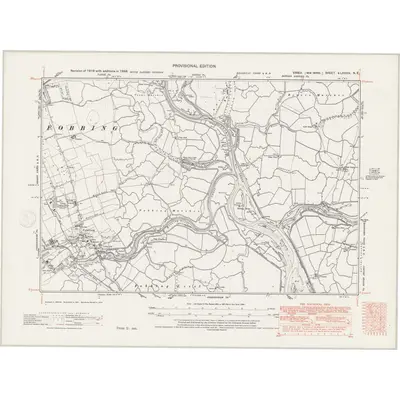 1938 Map of Essex nLXXXIX.NE, 1947 Print