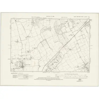 1915 Map of Essex nLXXXIX.NW, 1924 Print