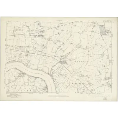 1915 Map of Essex nLXXXVII, 1921 Print