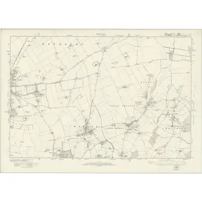1919 Map of Essex nVI, 1924 Print