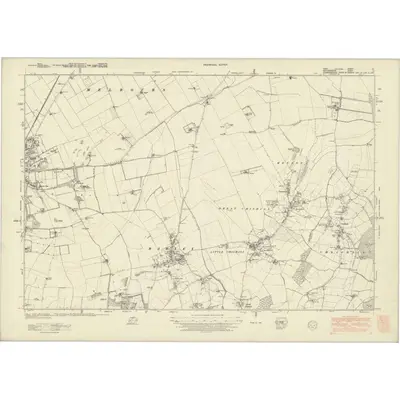 1946 Map of Essex nVI, 1951 Print