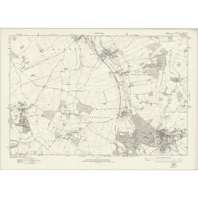 1919 Map of Essex nVII, 1924 Print