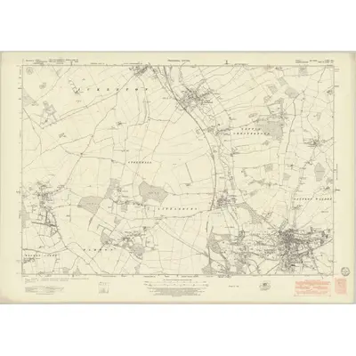 1946 Map of Essex nVII, 1951 Print