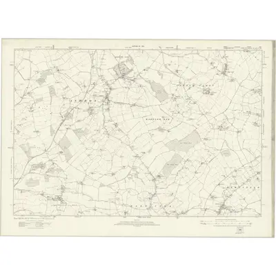 1919 Map of Essex nVIII, 1924 Print