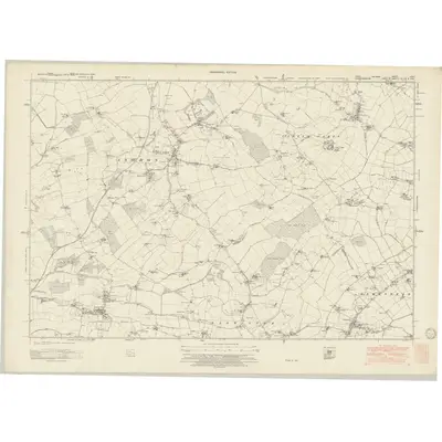 1948 Map of Essex nVIII, 1951 Print