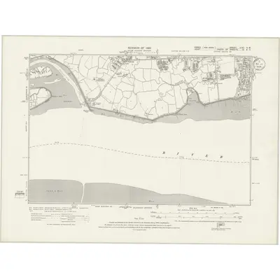 1919 Map of Essex nXC.SW, 1932 Print
