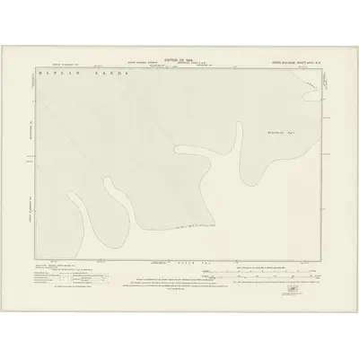 1910 Map of Essex nXCII.NE, 1924 Print