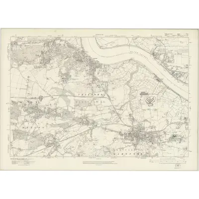 1915 Map of Essex nXCIV, 1921 Print