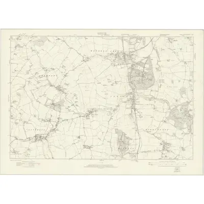 1919 Map of Essex nXIII, 1923 Print