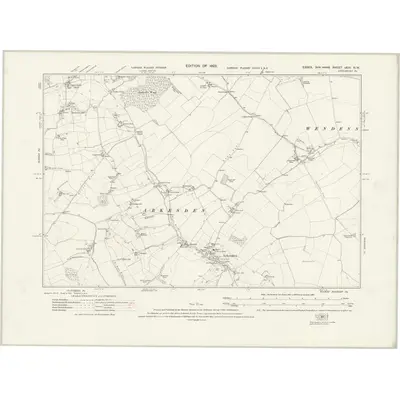 1919 Map of Essex nXIII.NW, 1923 Print
