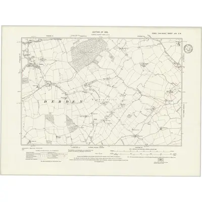 1919 Map of Essex nXIV.SW, 1935 Print