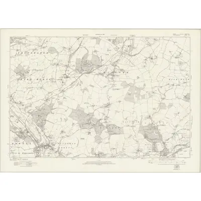 1915 Map of Essex nXLI, 1923 Print