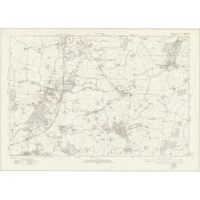 1915 Map of Essex nXLII, 1923 Print