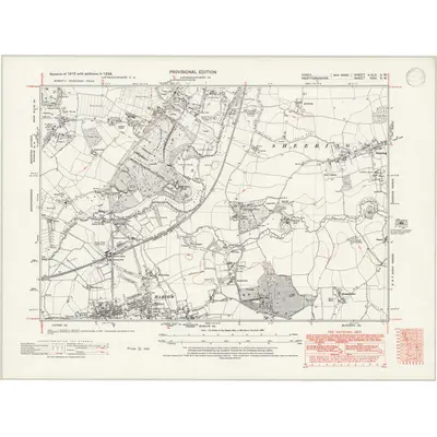 1938 Map of Essex nXLII.SW, 1946 Print