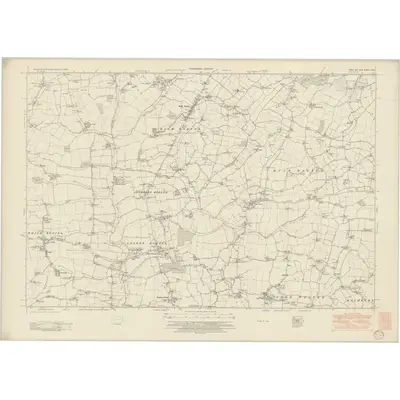 1946 Map of Essex nXLIII, 1951 Print