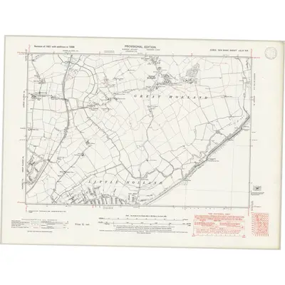1938 Map of Essex nXLIX.NE, 1946 Print