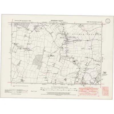 1938 Map of Essex nXLIX.NW, 1946 Print