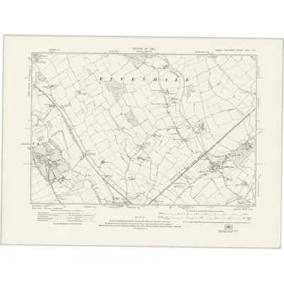 1920 Map of Essex nXLV.NE, 1924 Print