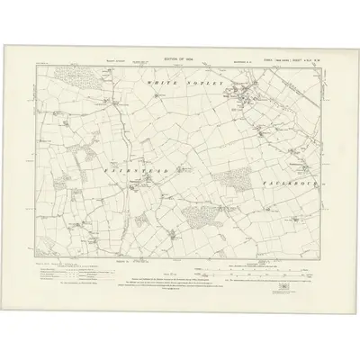 1919 Map of Essex nXLV.NW, 1924 Print