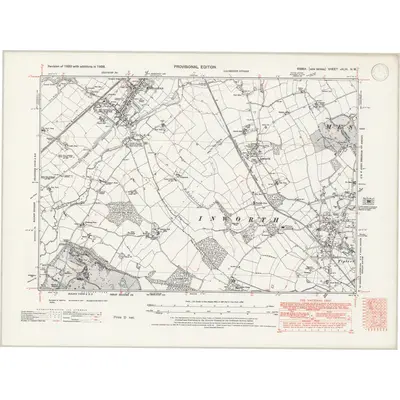1938 Map of Essex nXLVI.NW, 1946 Print