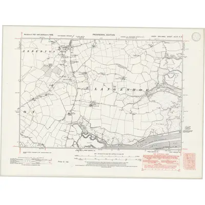 1938 Map of Essex nXLVII.NE, 1946 Print