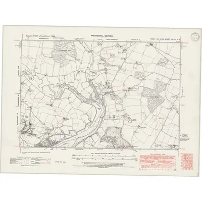 1938 Map of Essex nXLVIII.NE, 1946 Print