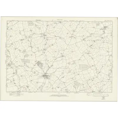 1919 Map of Essex nXV, 1924 Print