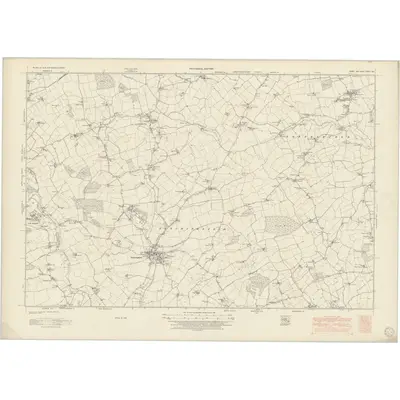 1946 Map of Essex nXV, 1951 Print