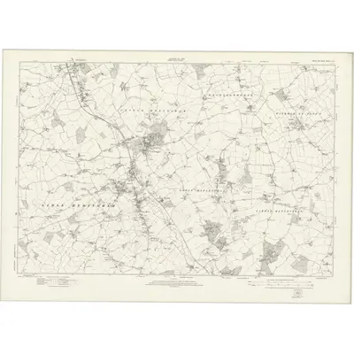 1919 Map of Essex nXVI, 1924 Print