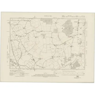 1920 Map of Essex nXVII.NE, 1925 Print