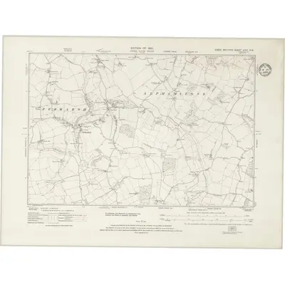 1920 Map of Essex nXVII.SW, 1935 Print