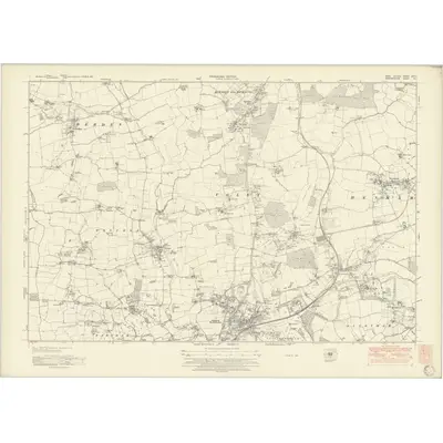 1946 Map of Essex nXXIII, 1951 Print