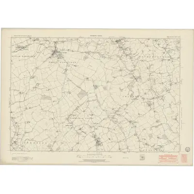 1946 Map of Essex nXXV, 1951 Print